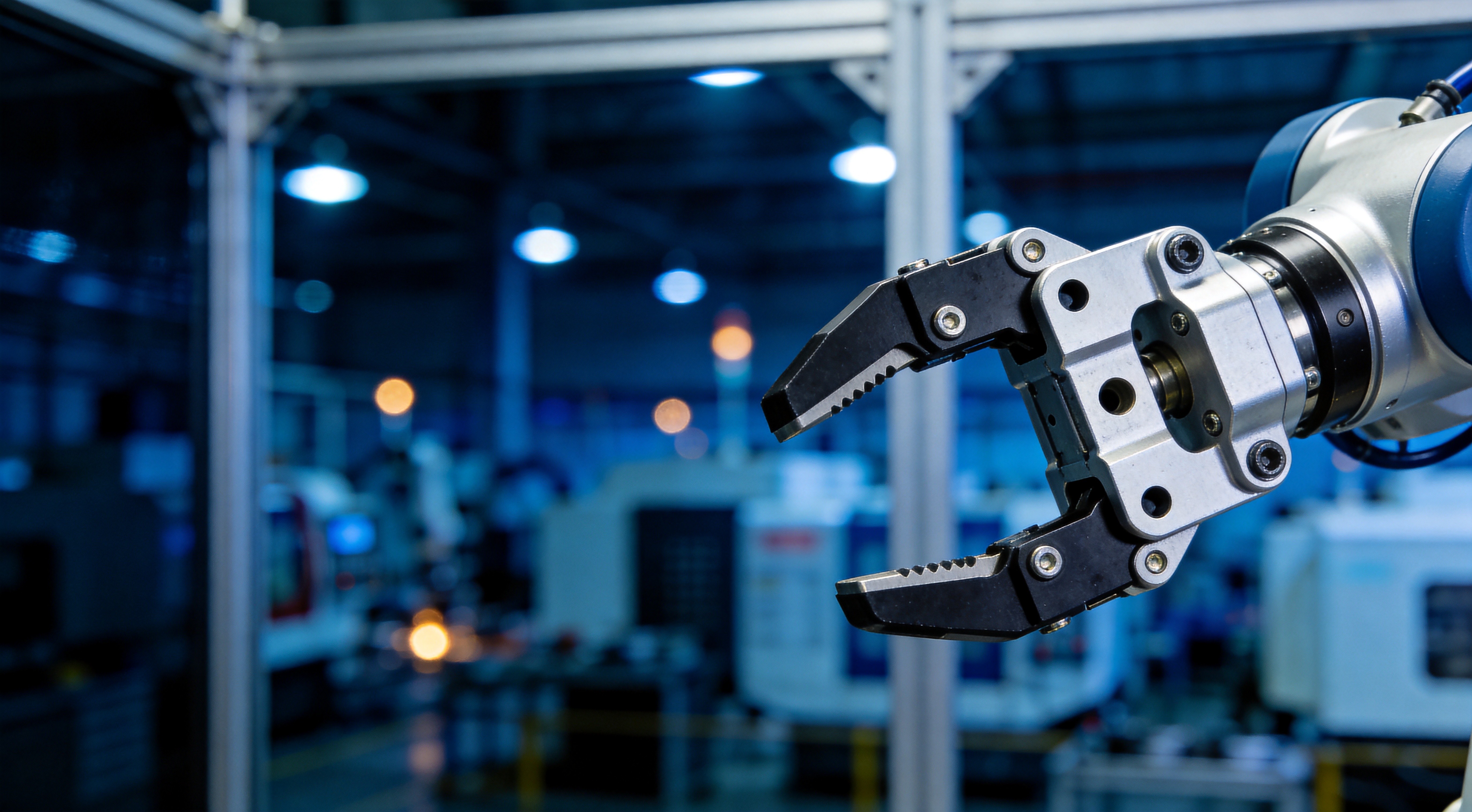 Machined robot gripper jaws